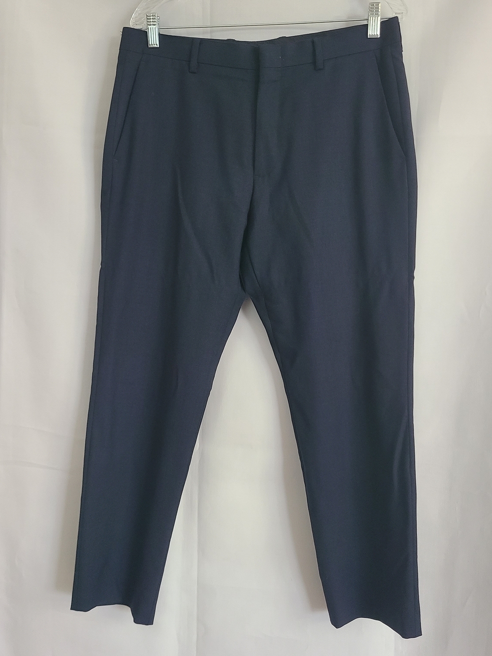 J Crew Factory Mens Sz 32x30 *HEMMED *32x27 Navy Thompson Slim Fit Trouser Pants
